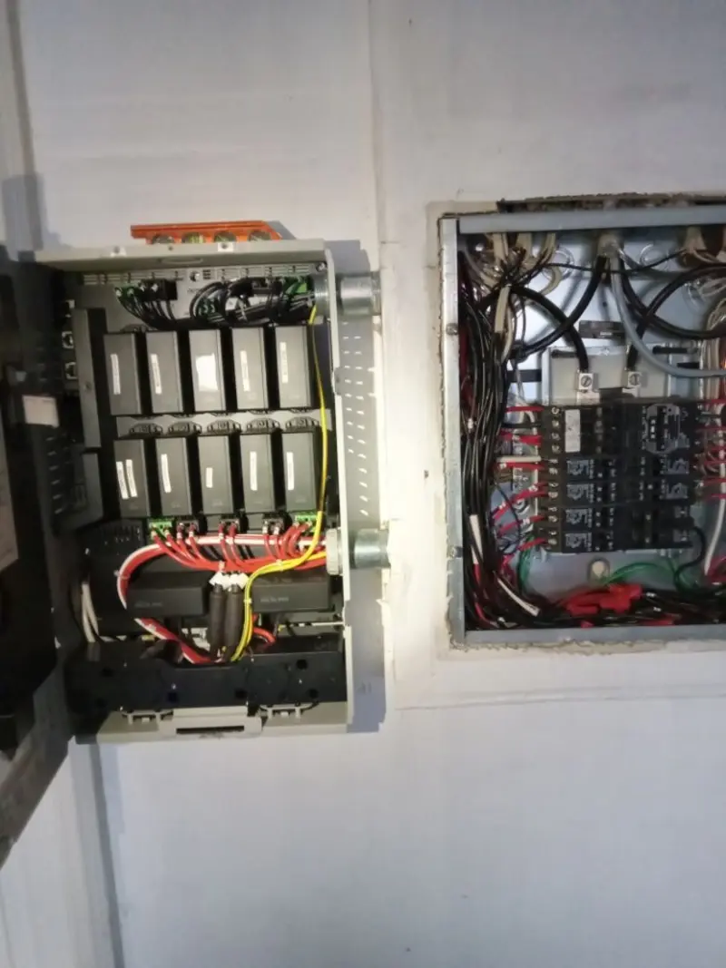 Electrical panel upgrade completed for Security Camera Wiring in King George